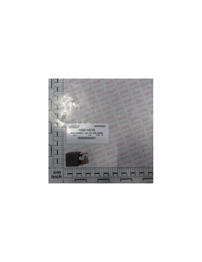 RELAY HONGFA 12V 70A + DIODE