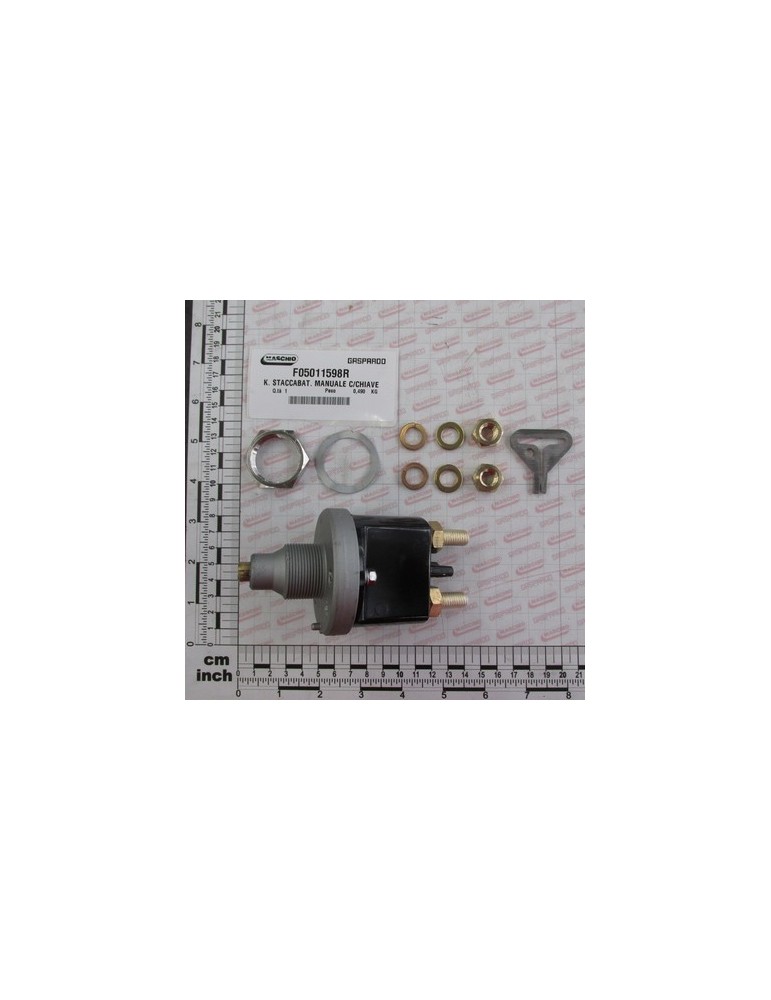 K.DISCONN.BATTERY MANUAL W/KEY