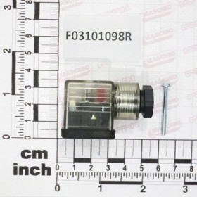 Maschio Gaspardo CONN.ELETTR-2P+LED+D-C18 12V F03101098R