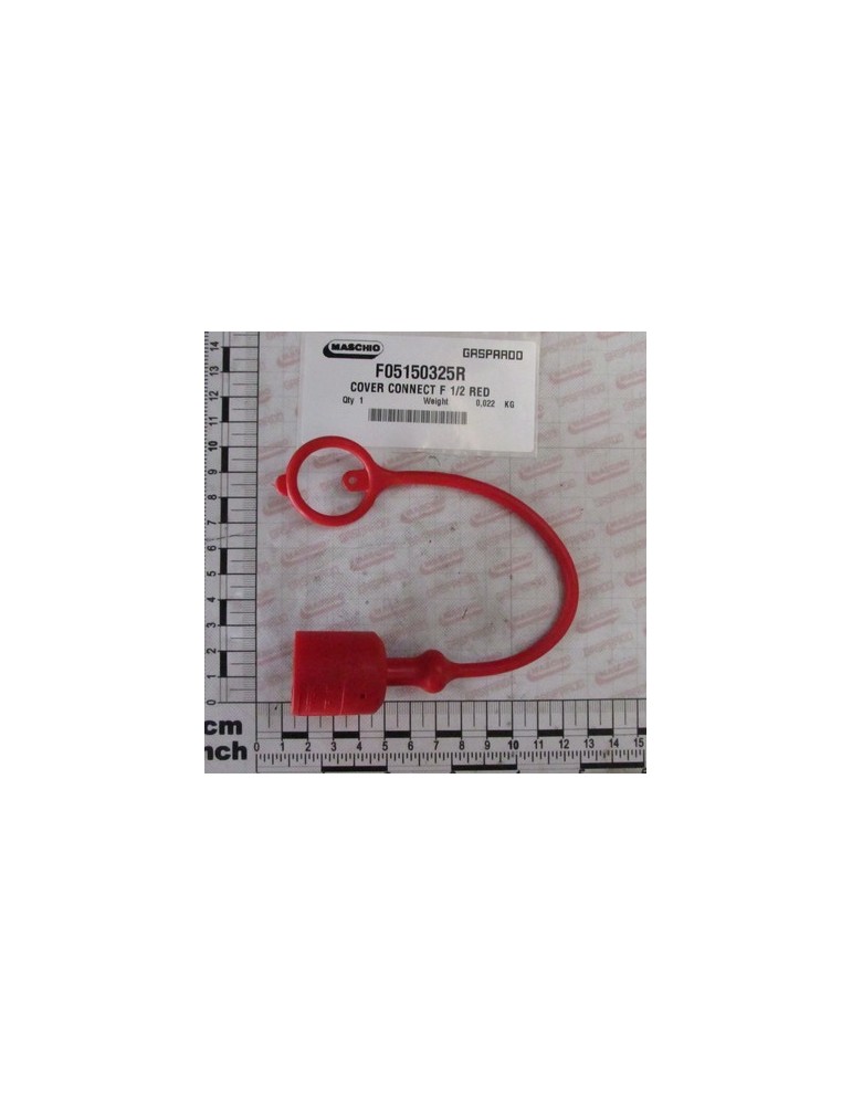 COVER CONNECT F 1/2 RED