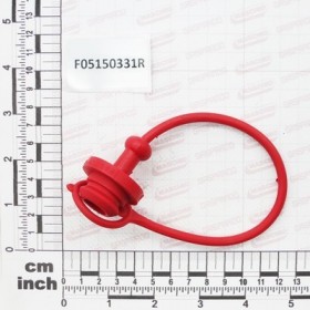 PROTECT. COVER CAP F 1/2 RED