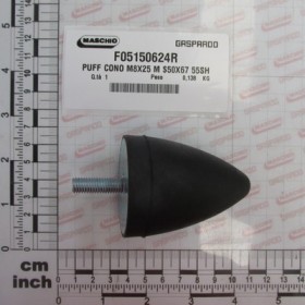 PUFFER CONE M8X25M$50X67 55SH