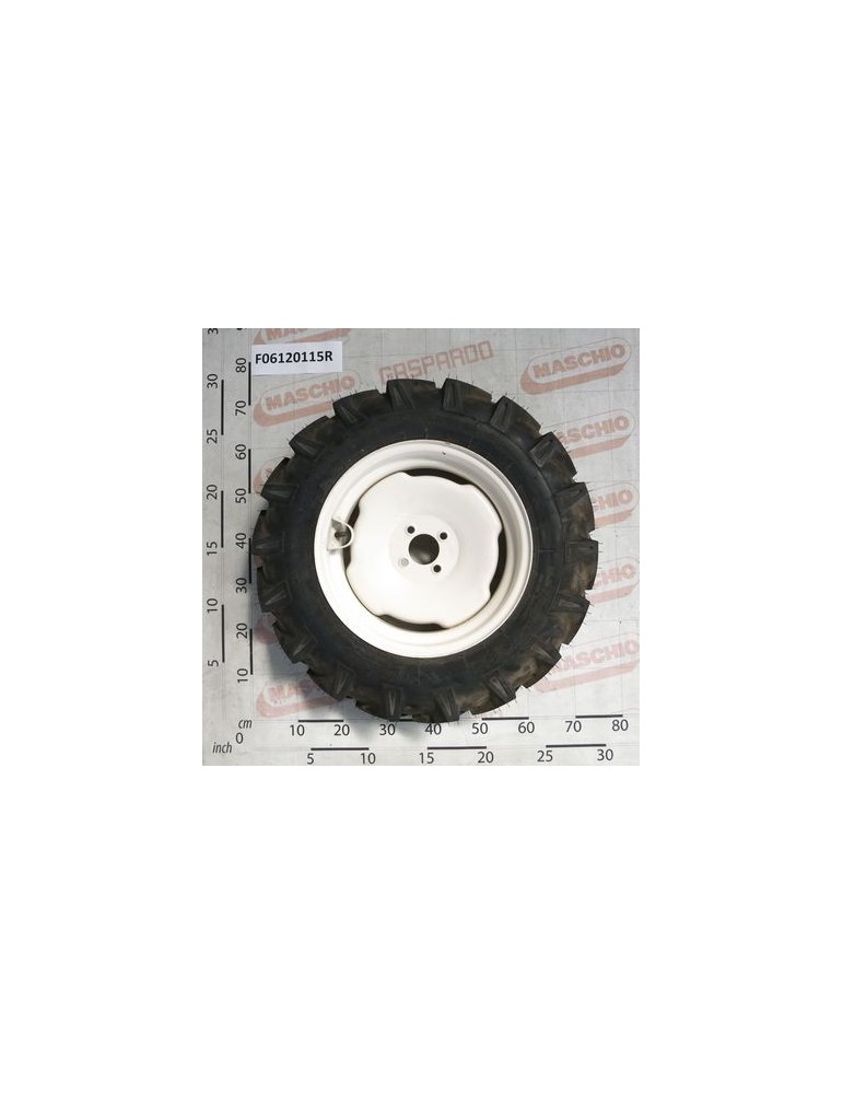 UPRIGHT- WIDE RUBBERED WHEEL