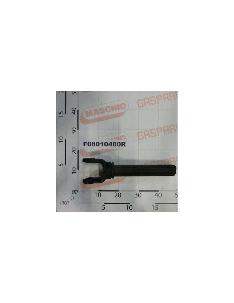 FORK WITH EXTERNAL PIPE
