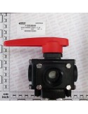 VALVE SPHERE 5 WAYS 1\"F PP