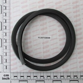 U EXTRUDED BLACK RUBBER