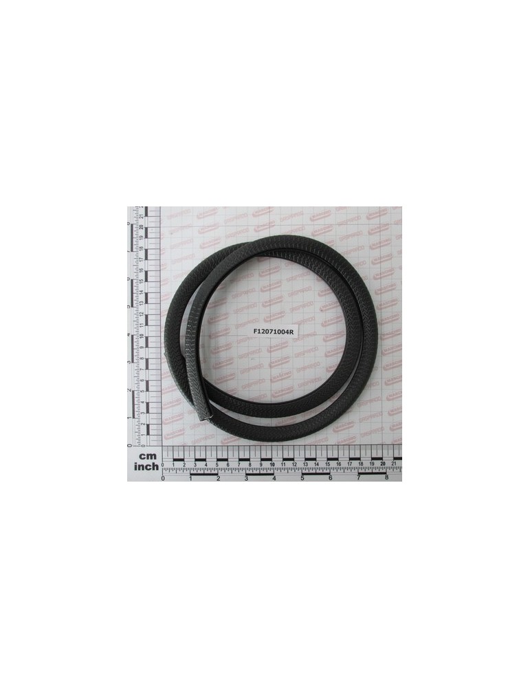 U EXTRUDED BLACK RUBBER