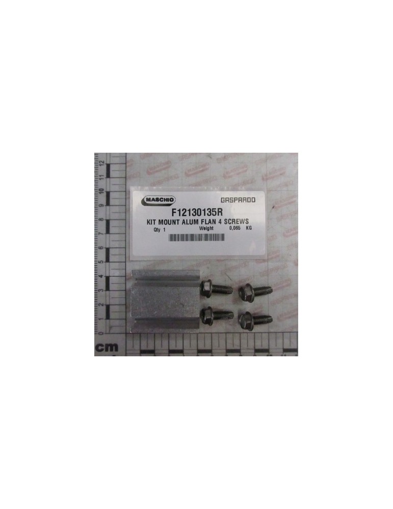 KIT MOUNT ALUM FLAN 4 SCREWS