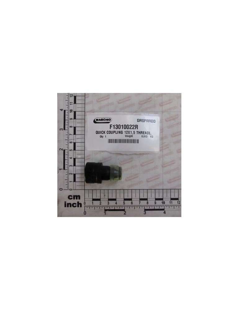 QUICK COUPLING 12X1,5 THREADL.