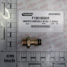 INNESTO GIREVOLE M16X1,5 REGUL