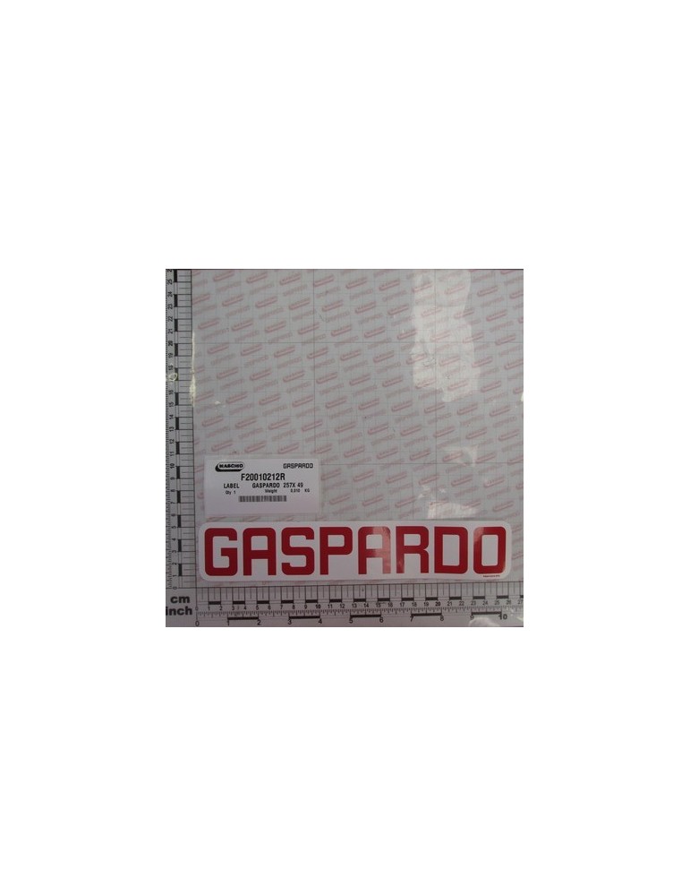LABEL       GASPARDO  257X 49