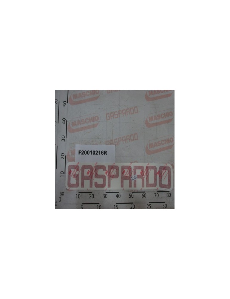 LABEL IDENT.GASPARDO  802X152
