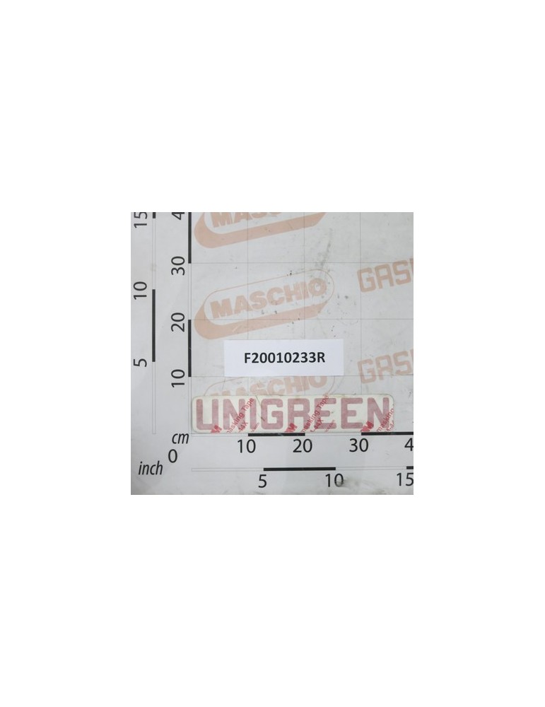 UNIGREEN STICKER 353X67