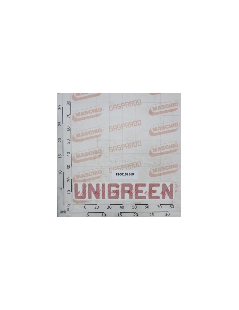 UNIGREEN STICKER 802X152