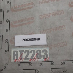 LABEL MOD.RT2283 (B205)