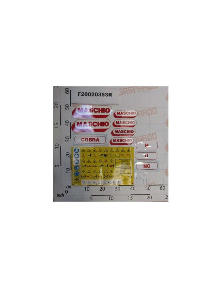 LABEL KIT H/U/U-CB