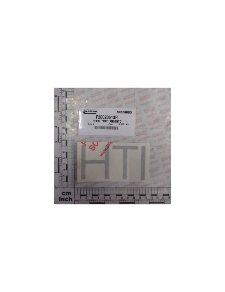 LABEL \"HTI\" SILVER