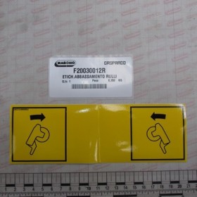 LABEL ABBASSAMENTO RULLI