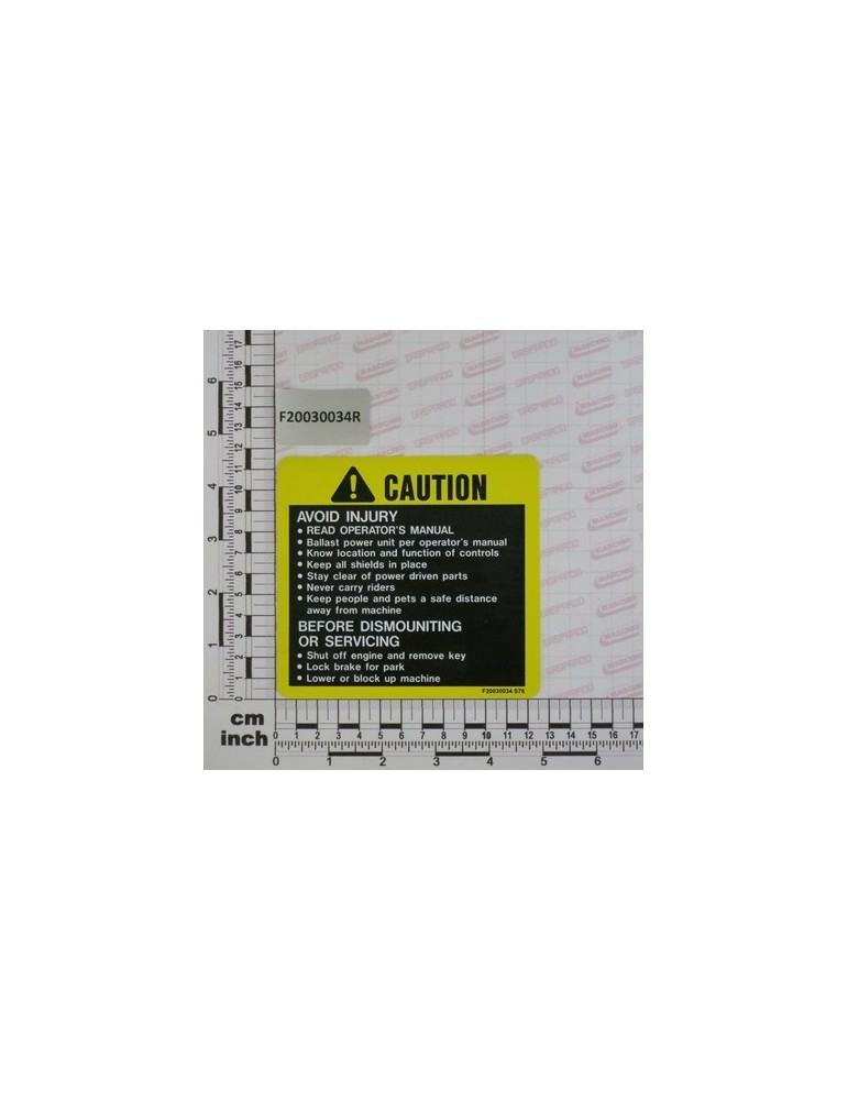 DECAL.READ OPERATION MANUAL JD
