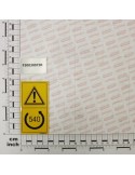 LABEL ANTI-CLOCKWISE 540RPM