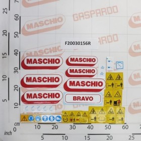 BRAVO POWER HARROW LABEL KIT