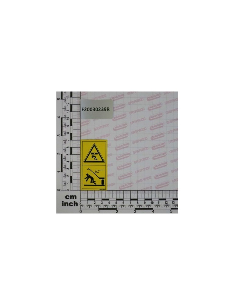 LABEL DANGER ROW MARKER