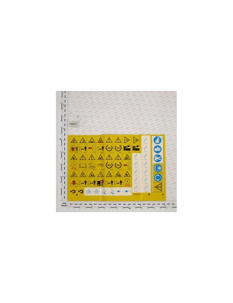 KIT CE LABELS MULCHERS