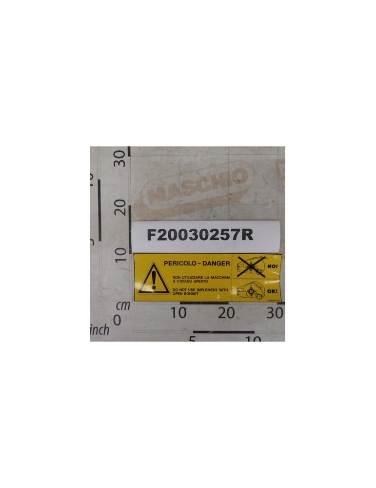 LABEL DANGER BONNET