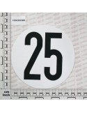 SPEED LIMIT 25 LABEL