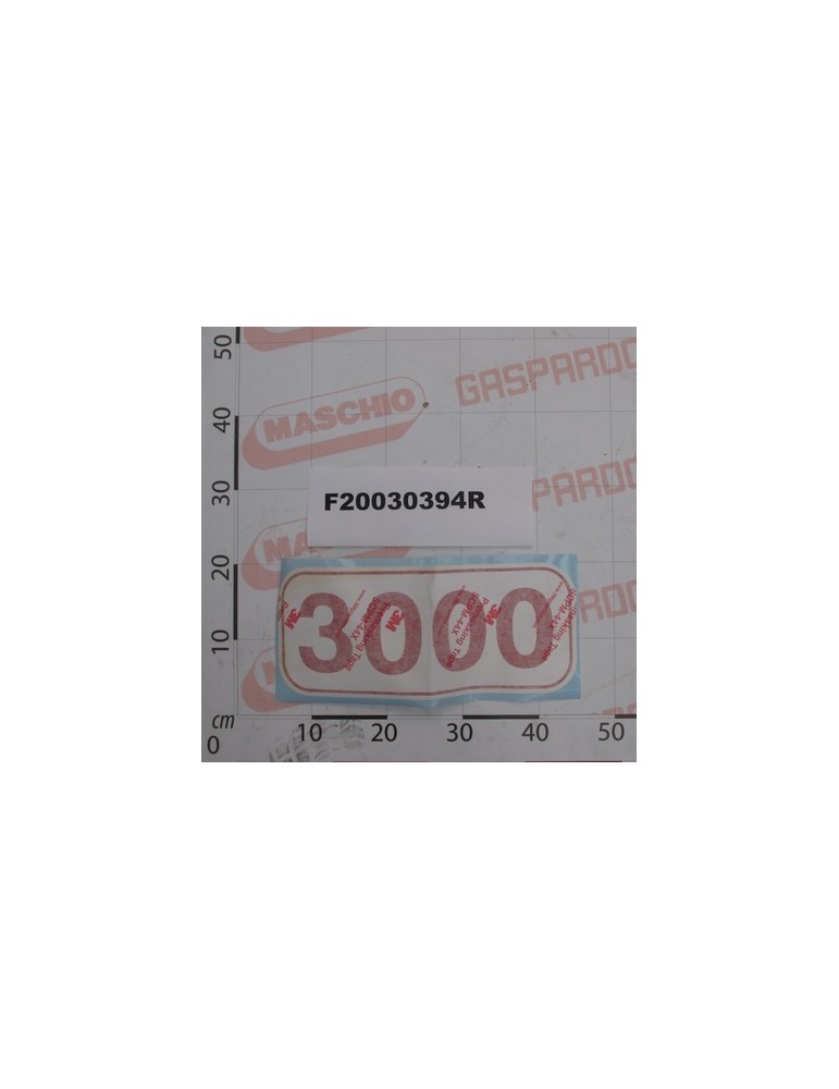 IDENTIFICAT.3000 H-105 ADHESIV
