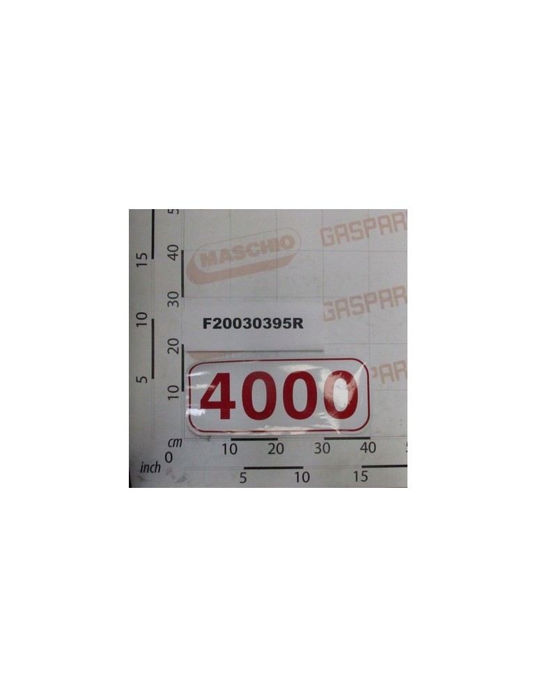 IDENTIFICAT.4000 H-105 ADHESIV