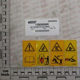 UNI SAFE DECALS KIT