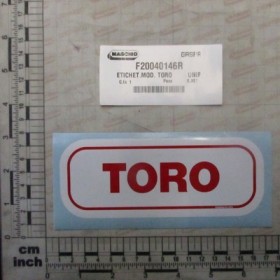 LABEL TORO MODEL