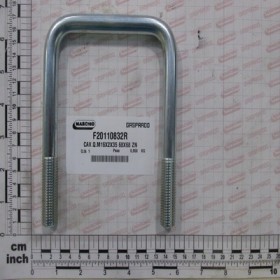GALV.SQ.U-BOLT M16X2X35 68X68