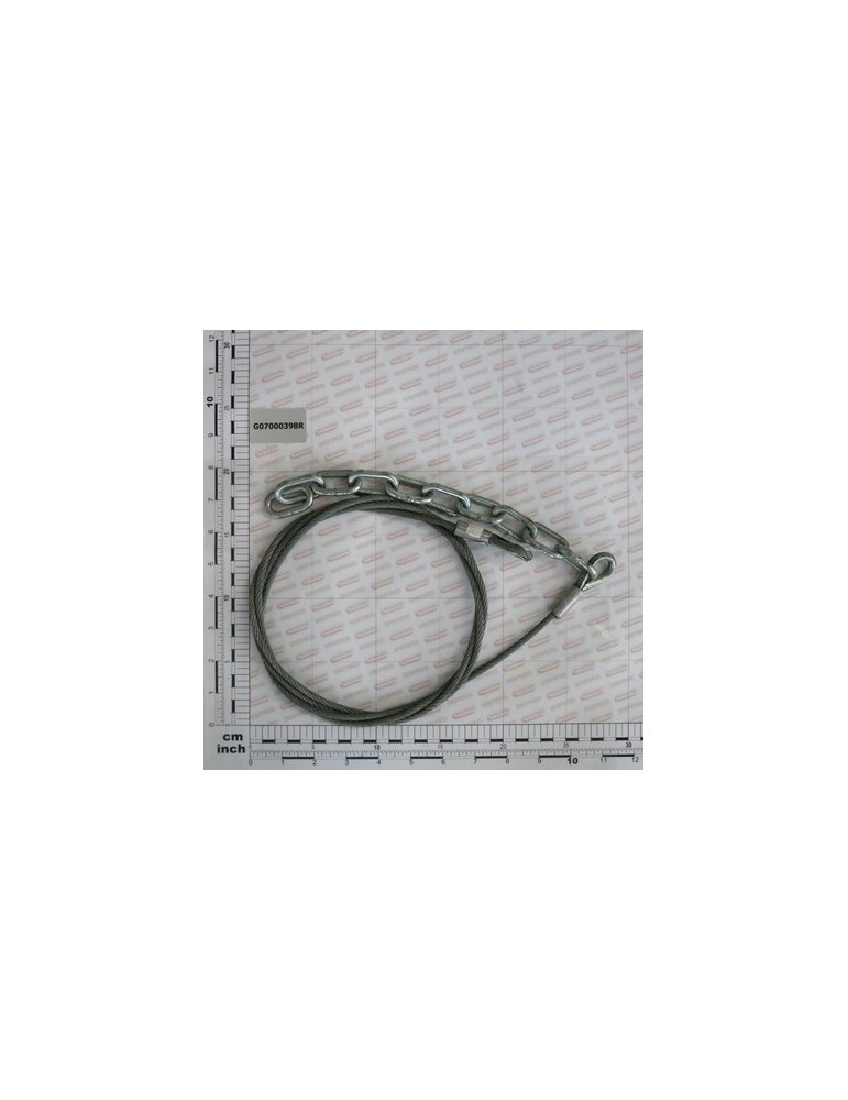 CABLE WITH CHAIN L. 2250