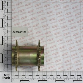 GALV.DOUBLE PINION.20 1/2-3/16