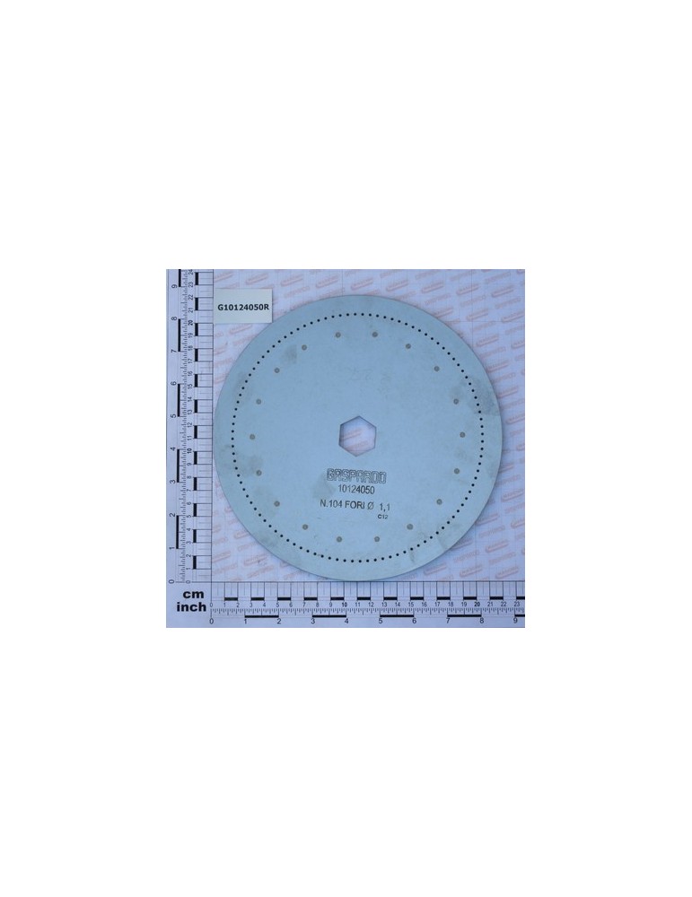 STEEL DISC 104 HOLES D 1.1  SP