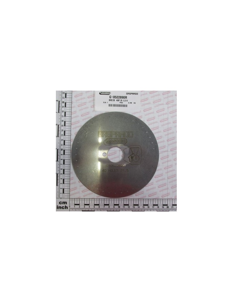 DISK 40 H. D.1-5 S.P. SV LM