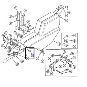 Case IH Amortizor Rezervor 1265393C1