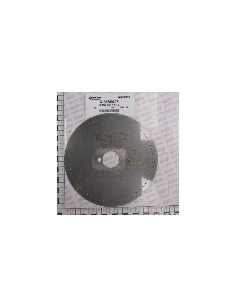 DISK 60 HOLES  D.1 SV LM