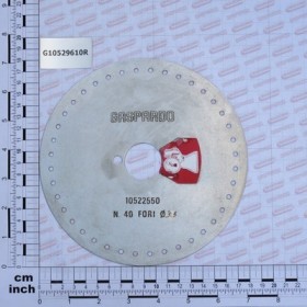 DISK 40 HOLES D.3-5 S.PI.SV