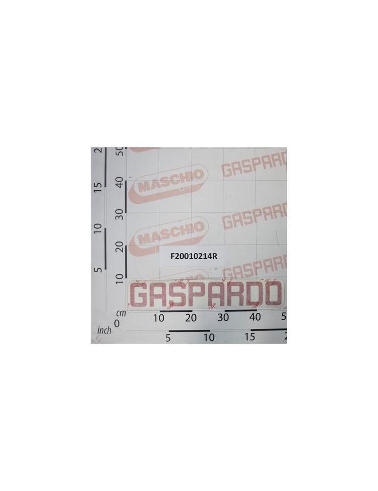 Maschio Gaspardo ETICH.IDENT.GASPARDO 481X 91 F20010214R