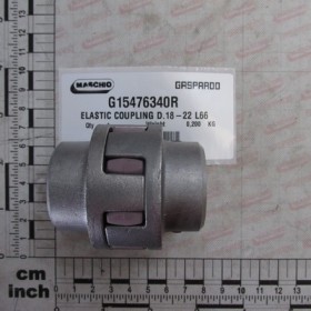 ELASTIC COUPLING D.18-22 L66
