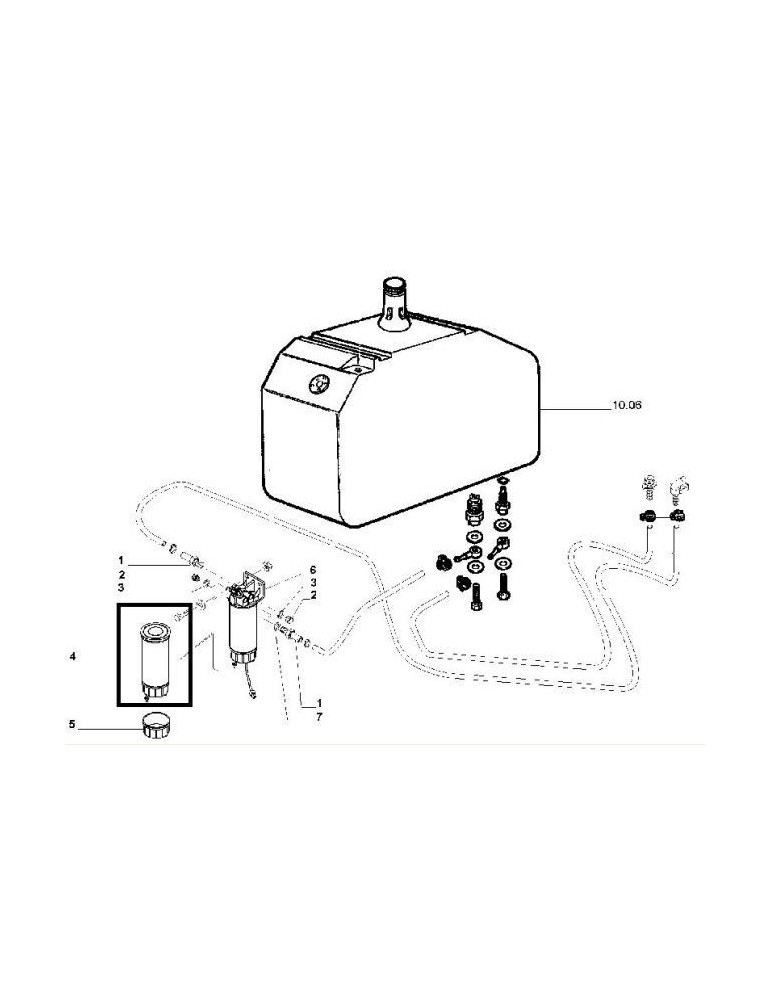 Laverda Filtru Combustibil 323180750