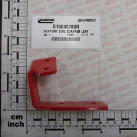 SUPPORT SOIL SCRAPER LEFT