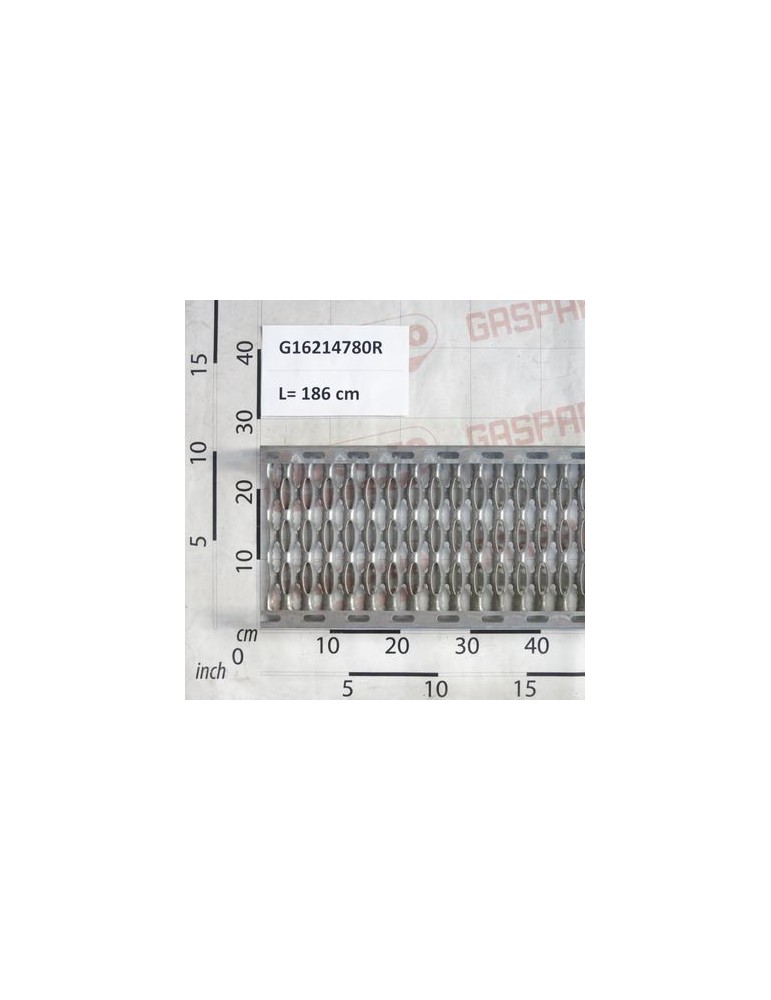FOOTBOARD 250X1860X58 THK2 ZN