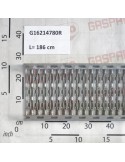 FOOTBOARD 250X1860X58 THK2 ZN