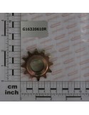 PINION Z12 1/2-3/16 D.22 ZN