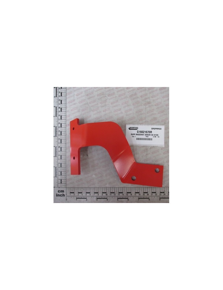 LEFT DISKS SCRAPER SUPP.H.195