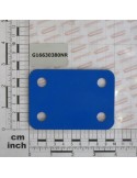 PLATE100X70-3 4HOLES D11 70X40